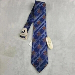 Tommy Bahama Silk Floral Blue Tie NWT